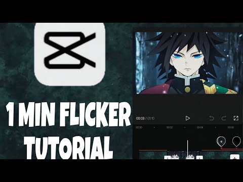 How To Edit Flicker Effect On CapCutFlicker/Blink Effect Tutorial |1 Min tutorial For beginners |