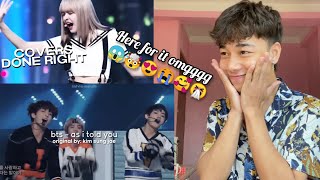 covers by kpop groups that rocked my world | REACTION