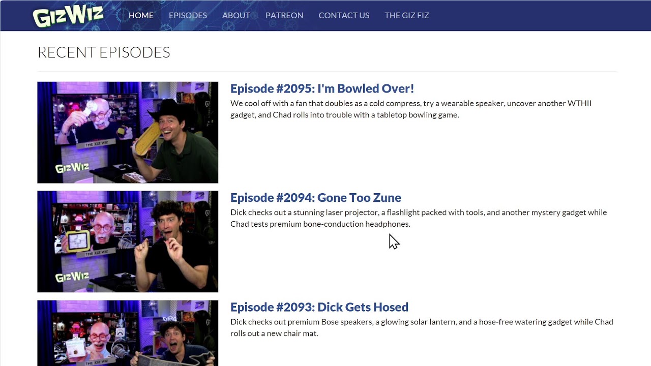 The Giz Wiz Live! - YouTube