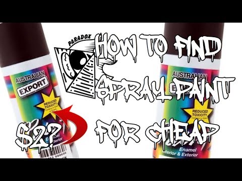 Where Is The Cheapest Place To Buy Spray Paint