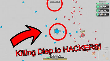 Killing Diep.io Hackers With NO HACKS! Killing Diep.io Hackers With Fighter And Hybrid.