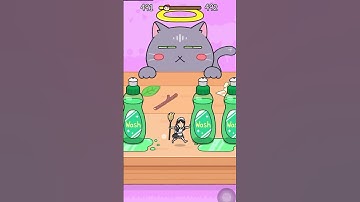 HIDE AND SEEK //CAT ESCAPE GAME 491// CHASED MAID’S DAY OUT!! #shorts #cat #gaming