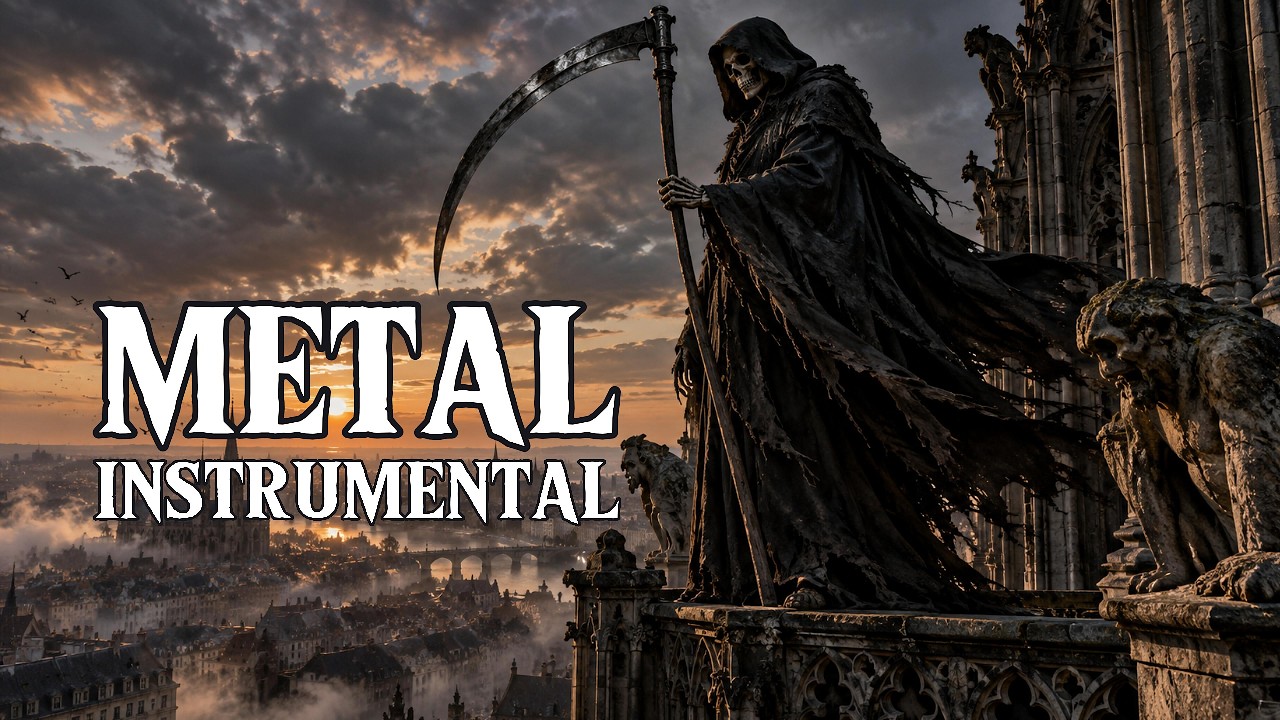 METAL INSTRUMENTAL No.32 🎸🎵 Death is coming - for Work, Gaming, Study
