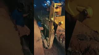 Ductile iron pipe installation, Kerala water authority, Thrissur