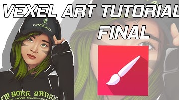 Vexel Art Tutorial | Last Part | w/Idea & tricks | Using Infinite Painter~