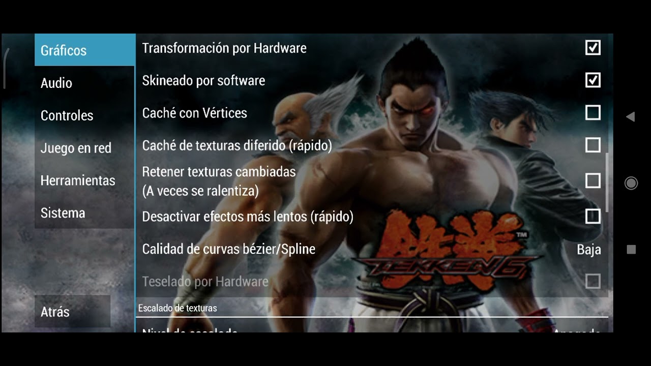 Testando todas as personagens femininas tekken 6 psp emulador