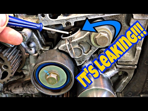 Subaru DIY:  Bent Valves are BAD! | When to Replace Timing Belts, Pulleys, & the Hydraulic Tensioner