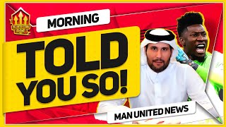 ONANA Has to GO! QATAR To Sue the GLAZERS? Man Utd Transfer News image