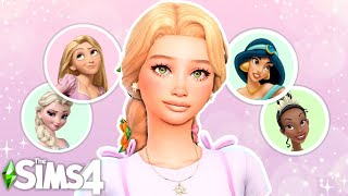 RECREATING ICONIC DISNEY PRINCESSES IN THE SIMS 4!😍 But make them MODERN!
