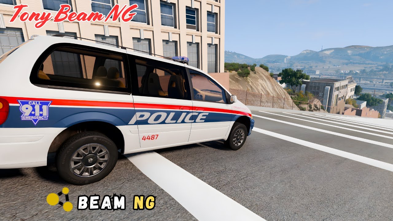 The Road Down Is Steep And Slippery Beam NG Drive