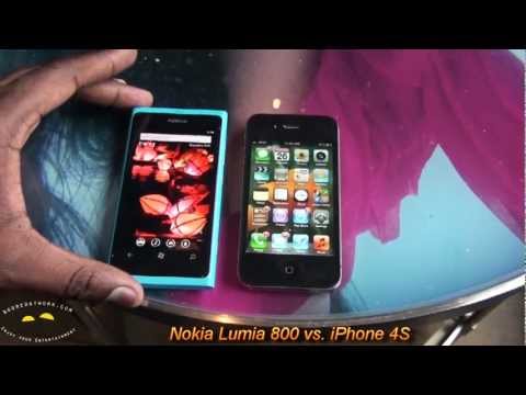 Vídeo: Diferença Entre O Nokia Lumia 800 E O IPhone 4S