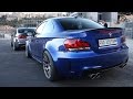 Bmw 1m coupe w loud akrapovic evolution exhaust system