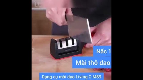 Dụng cụ mài dao kéo 3 cấp độ cầm tay Living C , mài dao nhanh bén siêu tiện lợi  M89 1