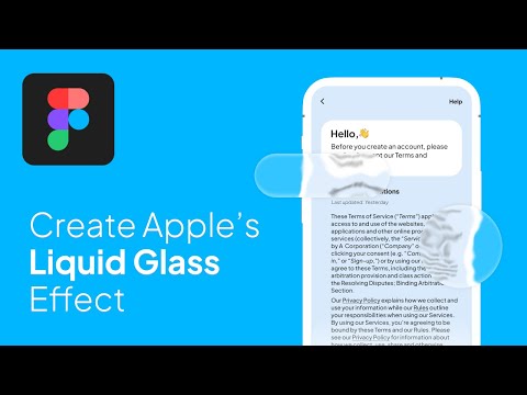 How to Create Apple’s Liquid Glass Effect in Figma | Tutorial #figma #figmatutorial