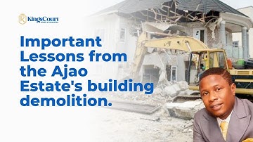 LAGOS NIGERIA: LESSONS FROM AJAO ESTATE