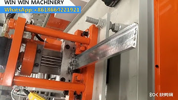 C profile roll forming machine with punching/Roll forming machine for C channel