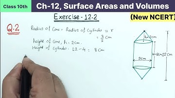 Class 10th Chapter 12 Surface Areas and Volumes Exercise 12.2 Question 2 New NCERT Maths CBSE Board