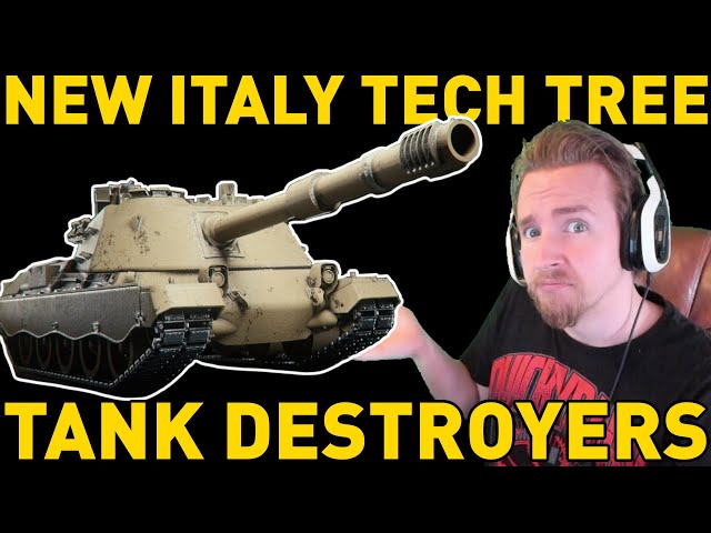 NEW ITALIAN TECH TREE: TANK DESTROYERS! - YouTube