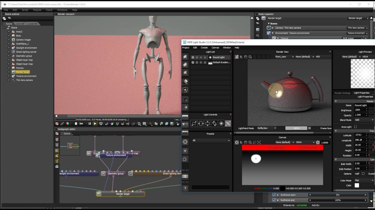 Octane Standalone HDR Light Studio Connector - YouTube