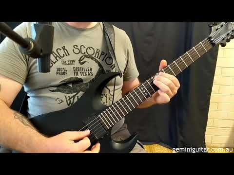 Gothic Guitar Lesson  - Atmospheric  Arpeggiation