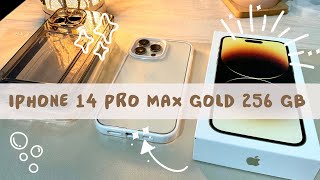 Iphone 14 Pro Max Unboxing (Gold 256 GB) ✨💛 Cases and Accesories 💛✨ | ALYANNA AGUILAN