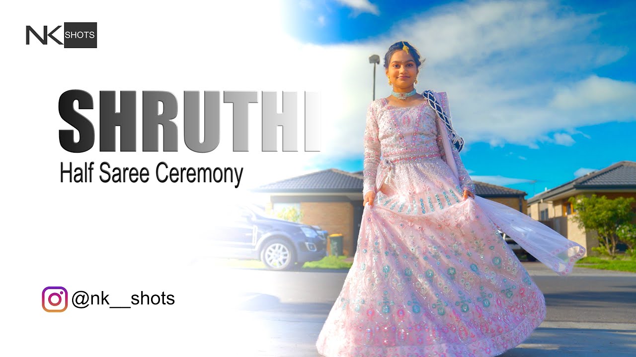 Shruthi Saree Ceremony  Melbourne Australia