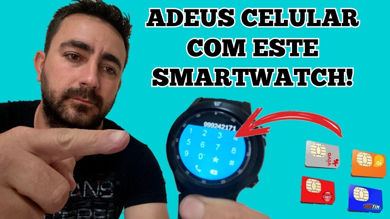 Relogio Celular De Pulso Smart Watch Chamada Sem Chip 2023