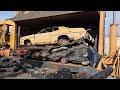 Car crusher crushing cars 119 1975 plymouth duster