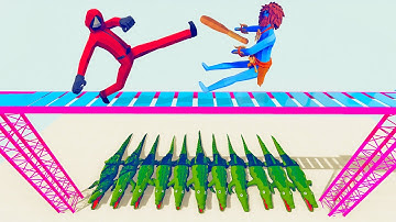 SQUID GAME GLASS BRIDGE | TABS - Totally Accurate Battle Simulator