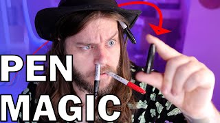 3 EASY Pen MAGIC TRICKS You Can LEARN In 5 MINUTES!!