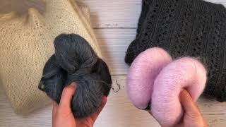 Yarn Comparison: Knitting for Olive Soft Silk Mohair vs. Drops Kid Silk Mohair | The Knit Purl Girl screenshot 5