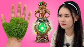 The strange tree hides mystery perfume! Win a quantum racer to get it,and grass grows on your hands?