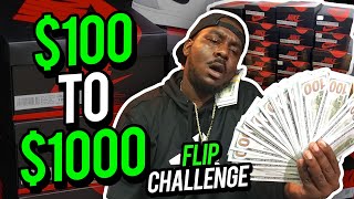I did the Sneaker Reselling Challenge : Turning $100 to $1000 - Episode 1
