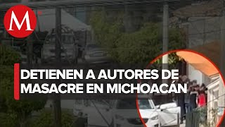 Detienen a presuntos autores de masacre en Michoacán