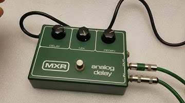 MXR Analog Delay Demo