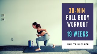 Week 19 of Pregnancy | 30-min Full Body Prenatal Workout