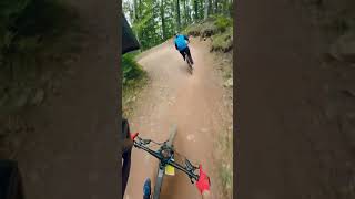 He overshot that jump 😂😂 #mtb #mountainbiking #mtblife