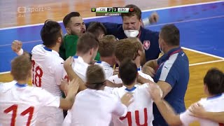 Futsal Česko - Chorvatsko 3:2pp (baráž o postup na MS)