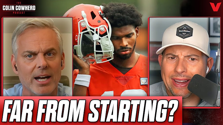 When will Shedeur Sanders become Cleveland Browns starting quarterback? | Colin Cowherd NFL