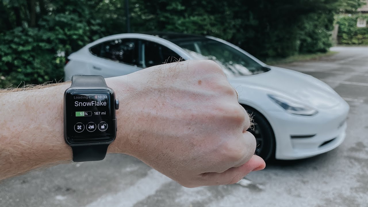 How I Control my Tesla with an Apple Watch YouTube