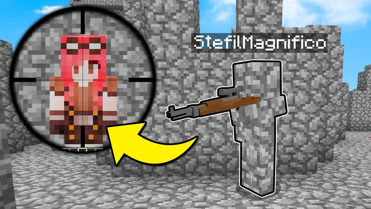 Minecraft ITA - NASCONDINO CON IL FUCILE DA CECCHINO! foto divertenti di gatti