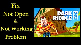 How to Fix Dark Riddle App Not Working Issue | "Dark Riddle" Not Open Problem in Android & Ios screenshot 2