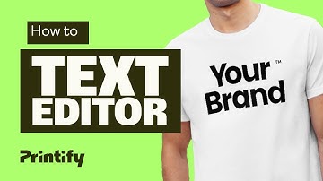 NEW - Create stunning designs easily with Text Editor 🔥 (Printify) [2024]