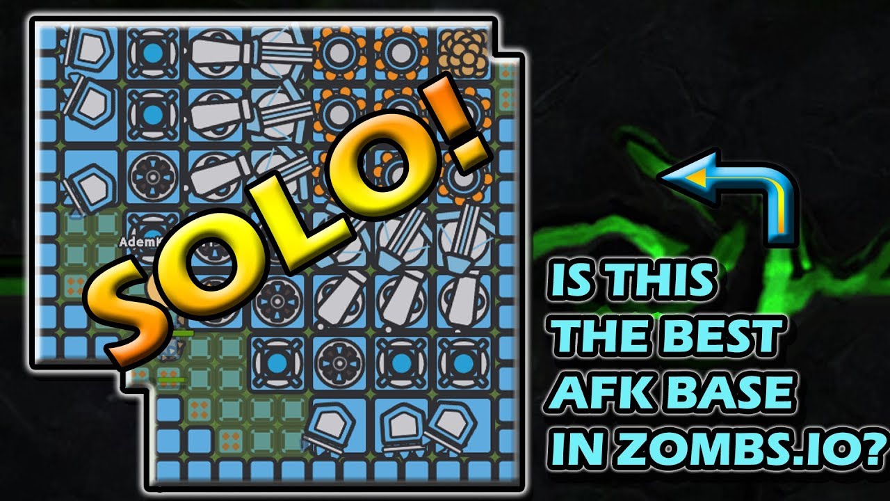 zombs.io BEST solo AFK base! 