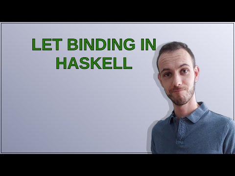 Let binding in Haskell