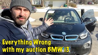 Everything Wrong with my BMW i3 - What to Expect when Buying Cars at an Auction