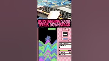 Outstanding Sand Tetris Downstack #shorts #tetris
