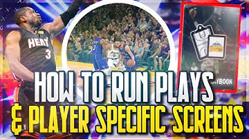 HOW TO RUN PLAYS AND PLAYER SPECIFIC SCREENS IN NBA 2K20 !!