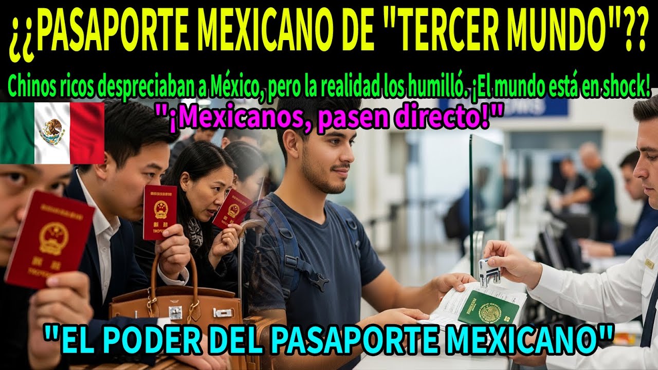 El enorme poder del Pasaporte Mexicano que un millonario ignoraba por completo.