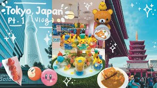 Japan Vlog Part 1Tokyo in November | Kirby Cafe, Skytree, Anime, Yummy Food and Shopping